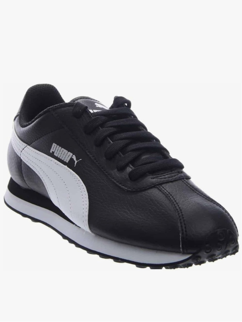 Puma Mens Black/White Sneakers Sz 9.5 Soft Foam Comfort Optimal Comfort Classic